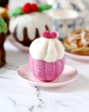 Felt Cupcake - Strawberry Cream