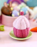 Felt Cupcake - Raspberry