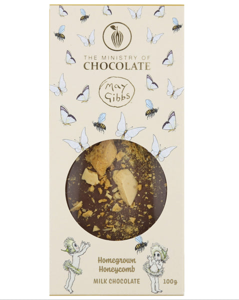 May Gibbs x MOC Homegrown Honeycomb Bar 100g