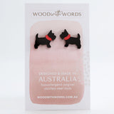 Scottish Terrier Acrylic Stud Earrings