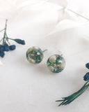 Rice Flowers - Sphere Stud Resin Earrings