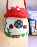 Felt Mushroom Toadstool Bag