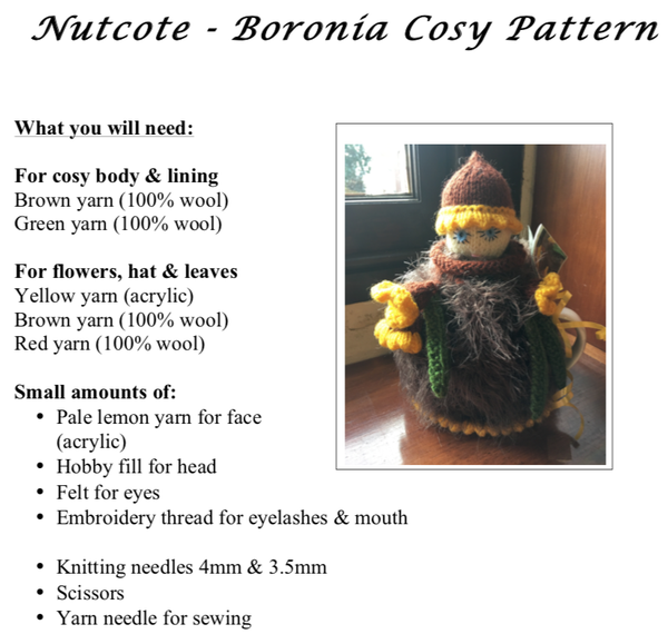 Knitted Tea Cosy Pack - Boronia Baby
