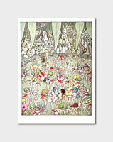 May Gibbs Card - The Flower Babies Ball