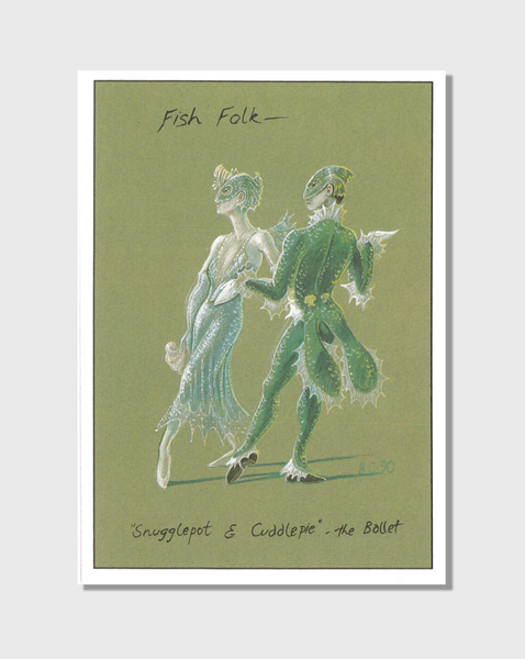 Fish Folk Ballet Card