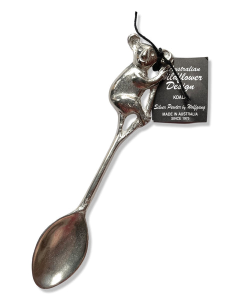 Silver Pewter Koala Teaspoon