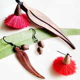 Gum Nut Double Earrings