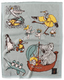 May Gibbs Bush Friends Cotton Knitted Blanket