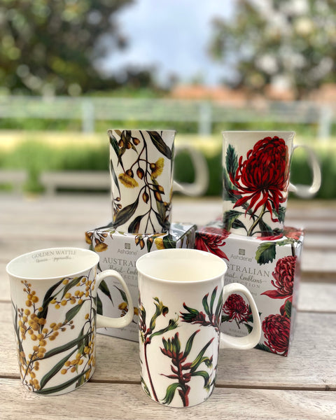 Australian Floral Emblems Mugs