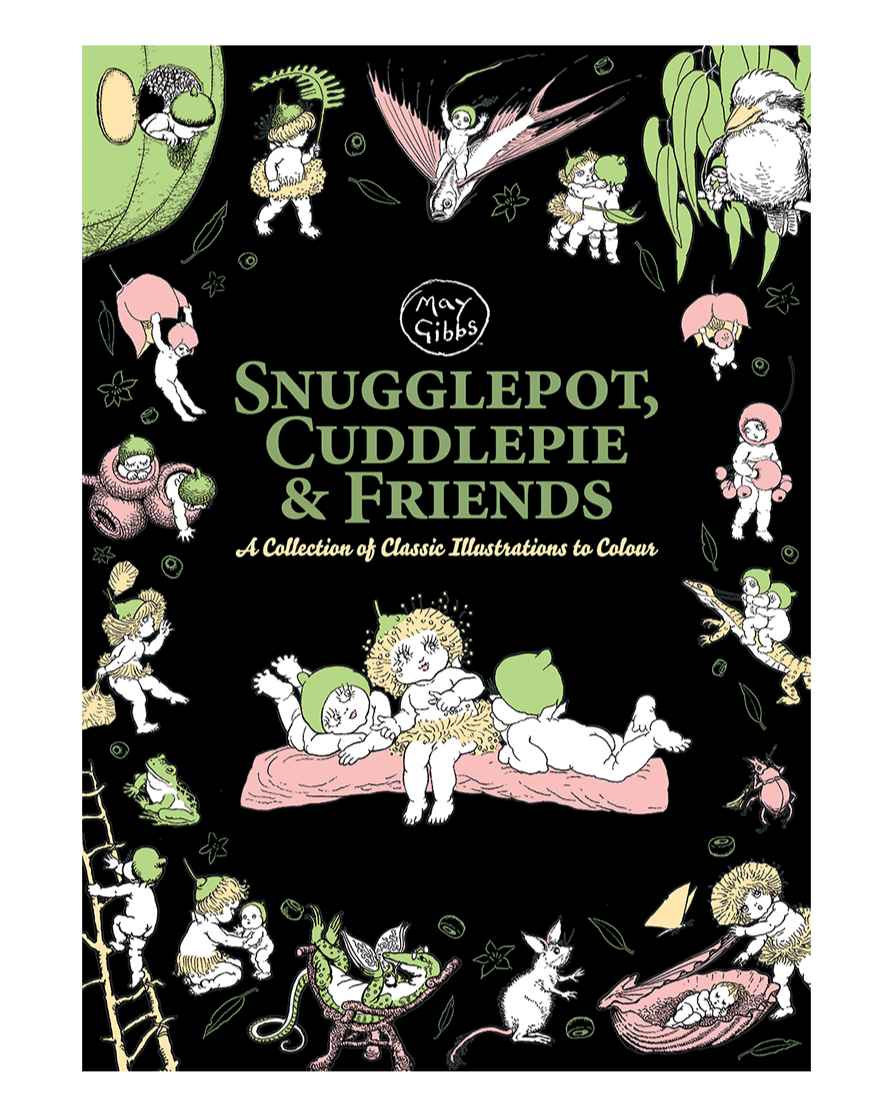 Snugglepot, Cuddlepie & Friends Colouring Book (May Gibbs) – Nutcote