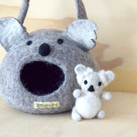 Felt Koala House Bag with Koala Toy