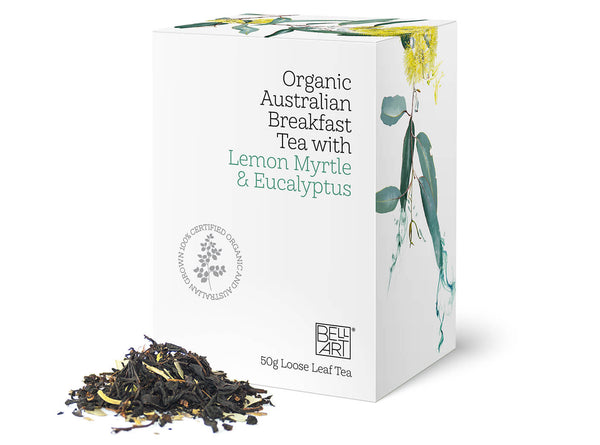 Organic Australian Breakfast Tea with Eucalyptus & Lemon Myrtle