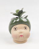 May Gibbs Gumnut Baby Head Planter Green